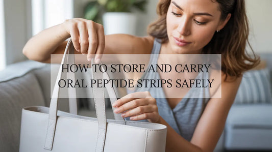 How to Store and Carry Oral Peptide Strips Safely