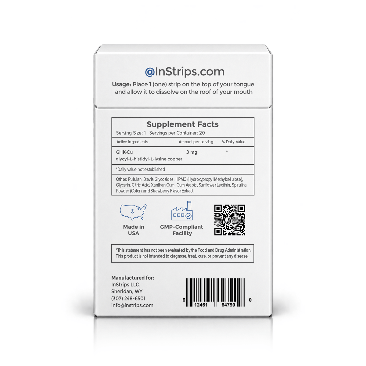GHK-Cu Buccal Strips 3mg