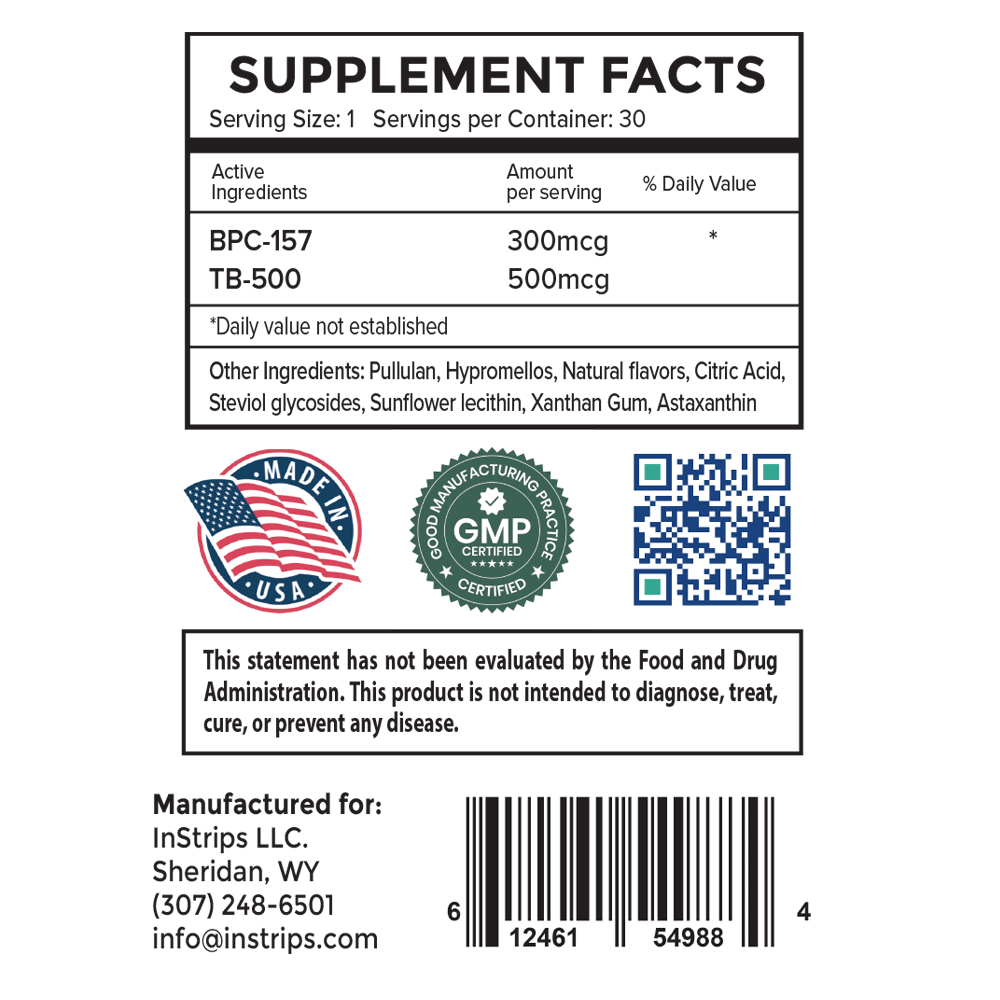Restore Blend Peptide Buccal Strips