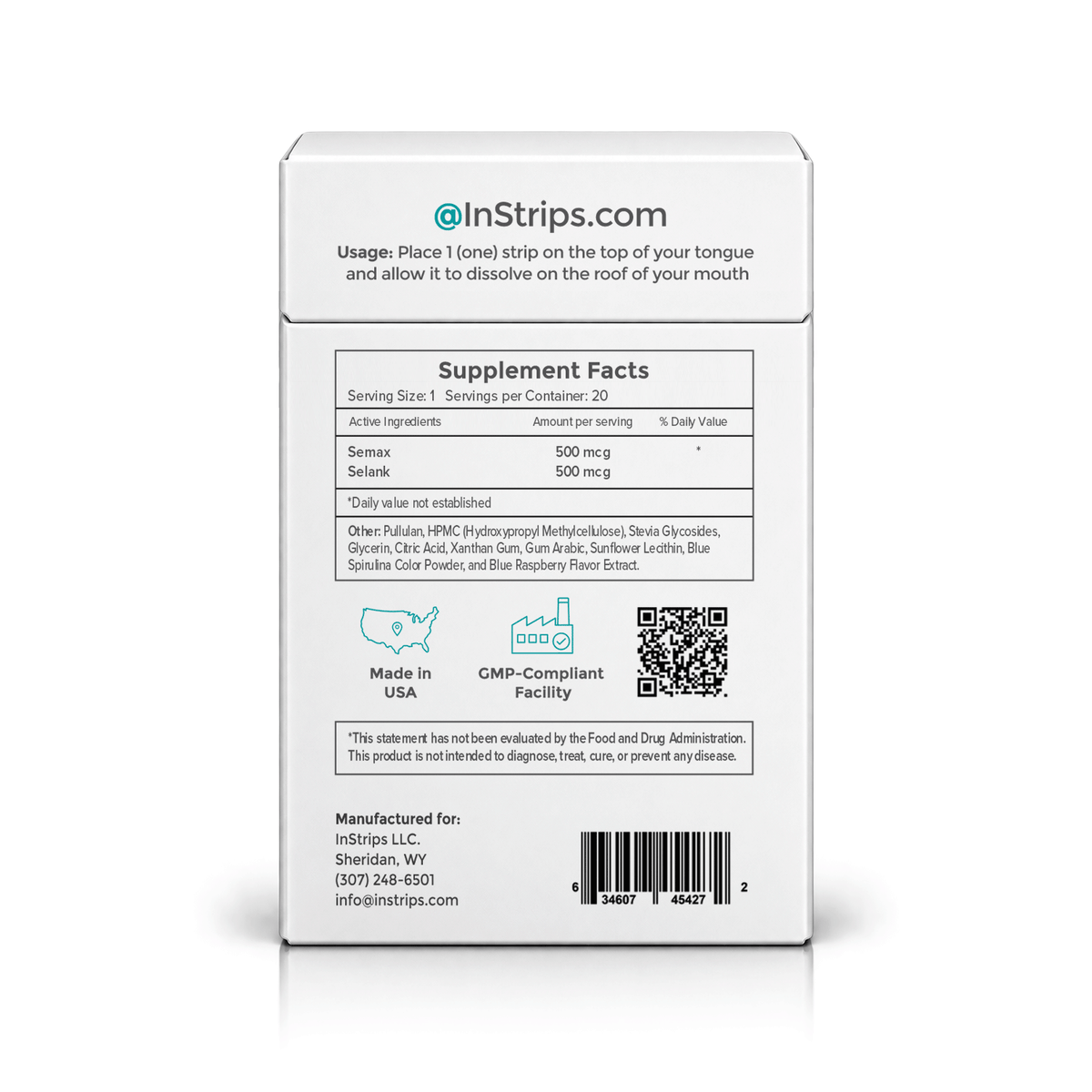 Semax / Selank Buccal Strips
