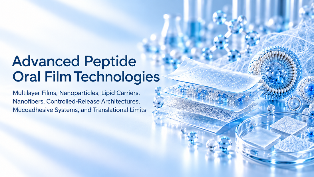 Advanced Peptide Oral Film Technologies: Multilayer Films, Nanoparticles, Lipid Carriers, Nanofibers, Controlled-Release Architectures, Mucoadhesive Systems, and Translational Limits