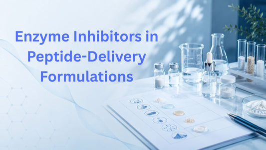 Enzyme Inhibitors in Peptide-Delivery Formulations