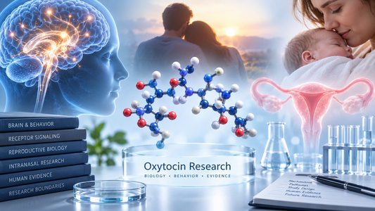 Oxytocin Research: Receptor Signaling, Central and Peripheral Pathways, Reproductive Biology, Social-Behavior Studies, Intranasal Research, Human Evidence, and Evidence Limits
