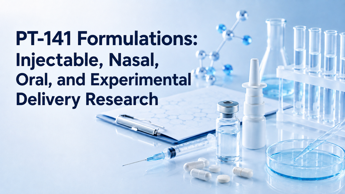 PT-141 Formulations: Injectable, Nasal, Oral, and Experimental Delivery Research