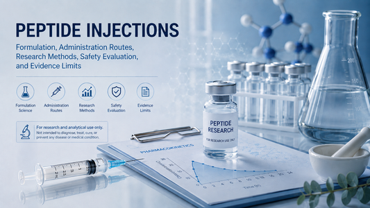 Peptide Injections: Formulation, Administration Routes, Research Methods, Safety Evaluation, and Evidence Limits