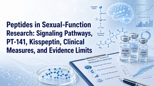 Peptides in Sexual-Function Research: Signaling Pathways, PT-141, Kisspeptin, Clinical Measures, and Evidence Limits