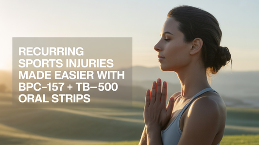 Recurring Sports Injuries Made Easier with BPC-157 + TB-500 Oral Strips