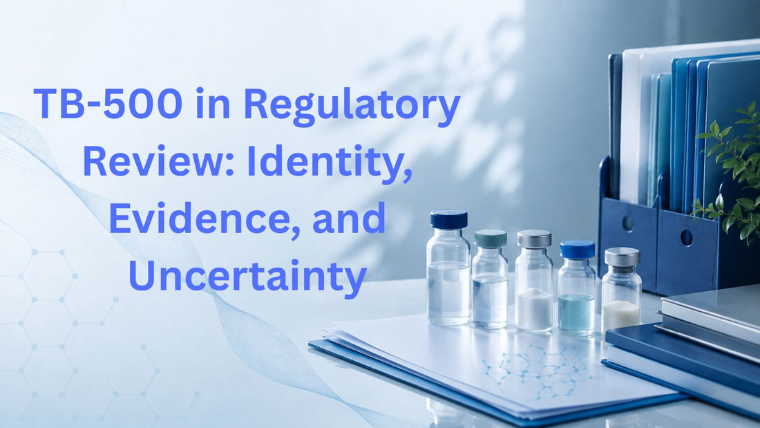 TB-500 in Regulatory Review: Identity, Evidence, and Uncertainty
