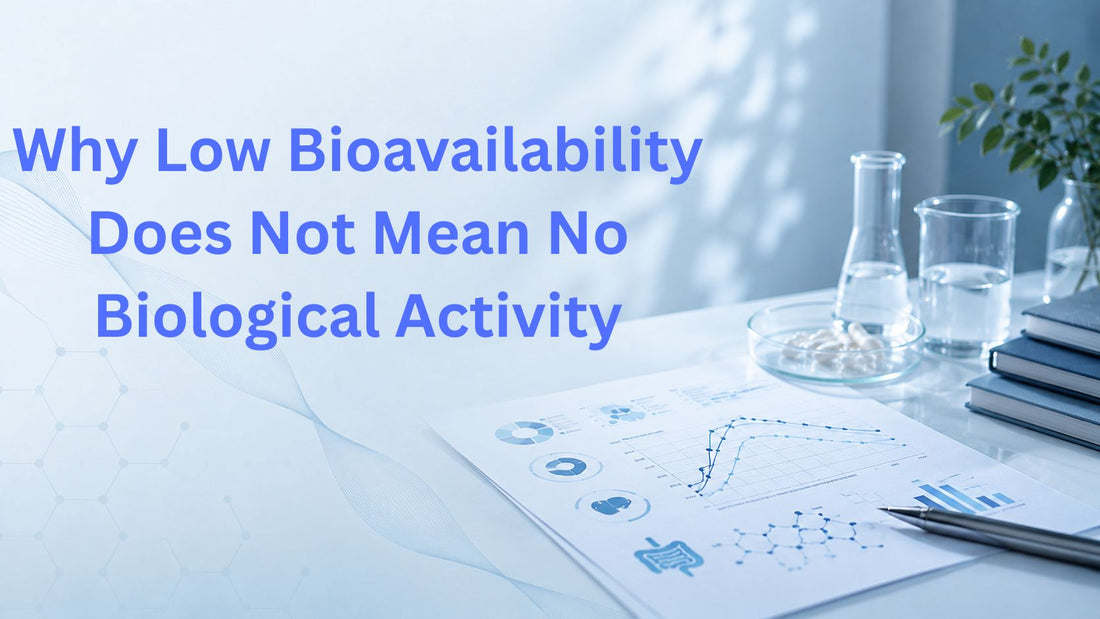 Why Low Bioavailability Does Not Automatically Mean No Biological Activity