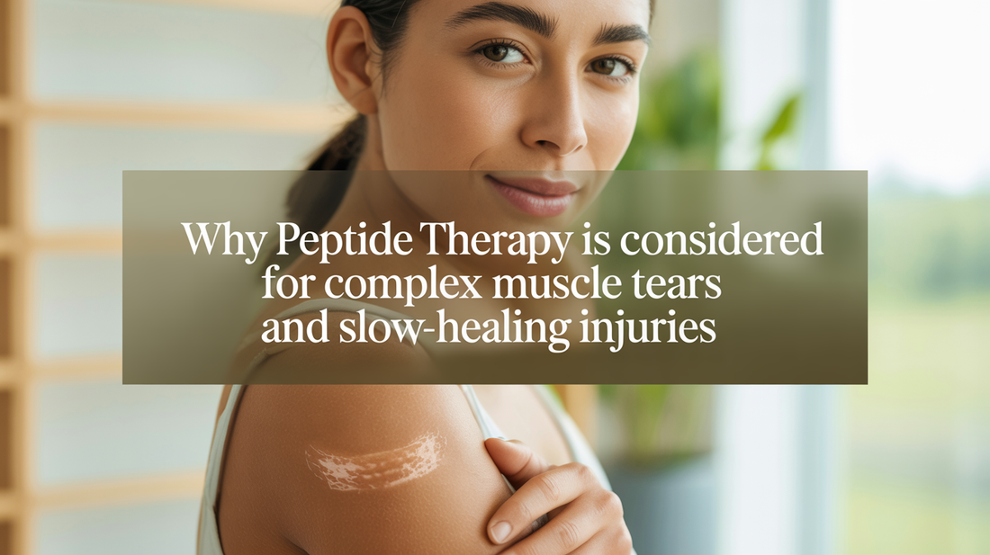 Why Peptide Therapy Is Considered for Complex Muscle Tears and Slow-Healing Injuries