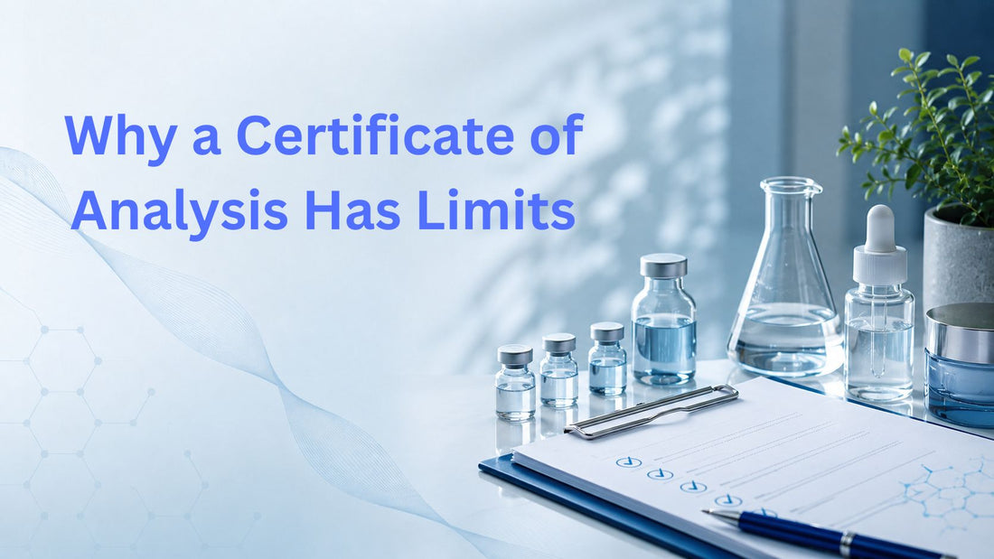 Why a Certificate of Analysis Has Limits