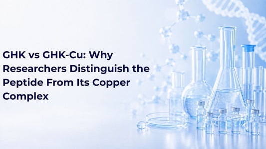 GHK vs GHK-Cu: Why Researchers Distinguish the Peptide From Its Copper Complex