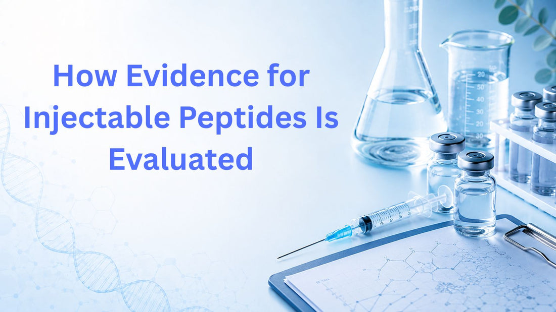 How Evidence for Injectable Peptides Is Evaluated
