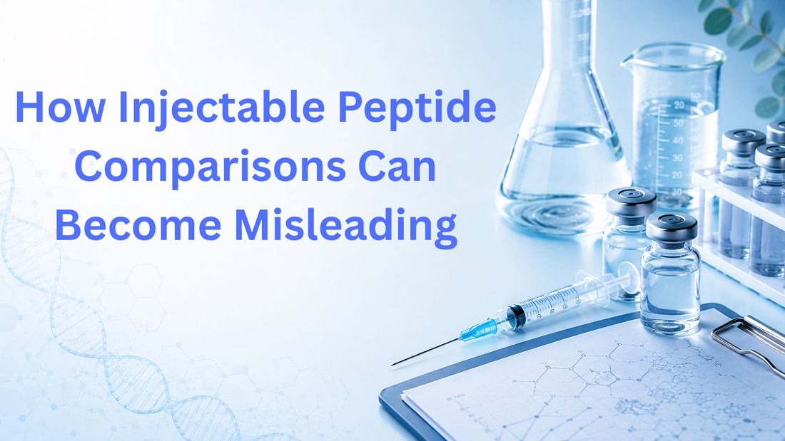 How Injectable Peptide Comparisons Can Become Misleading