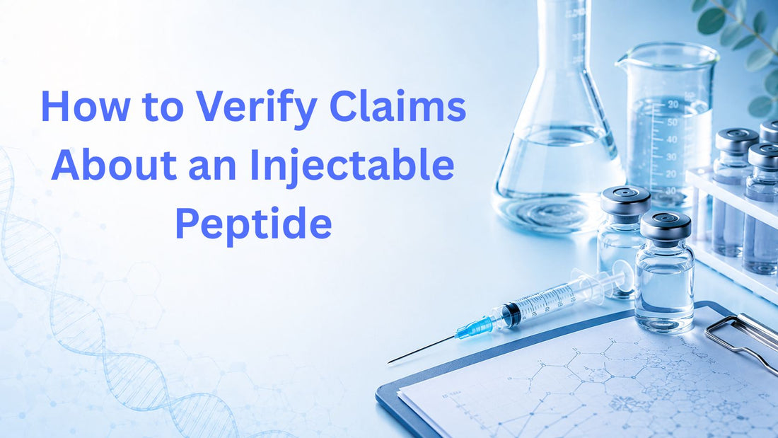 How to Verify Claims About an Injectable Peptide