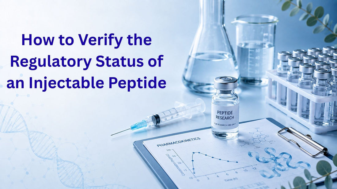 How to Verify the Regulatory Status of an Injectable Peptide