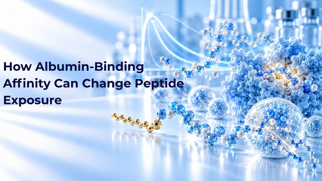 How Albumin-Binding Affinity Can Change Peptide Exposure