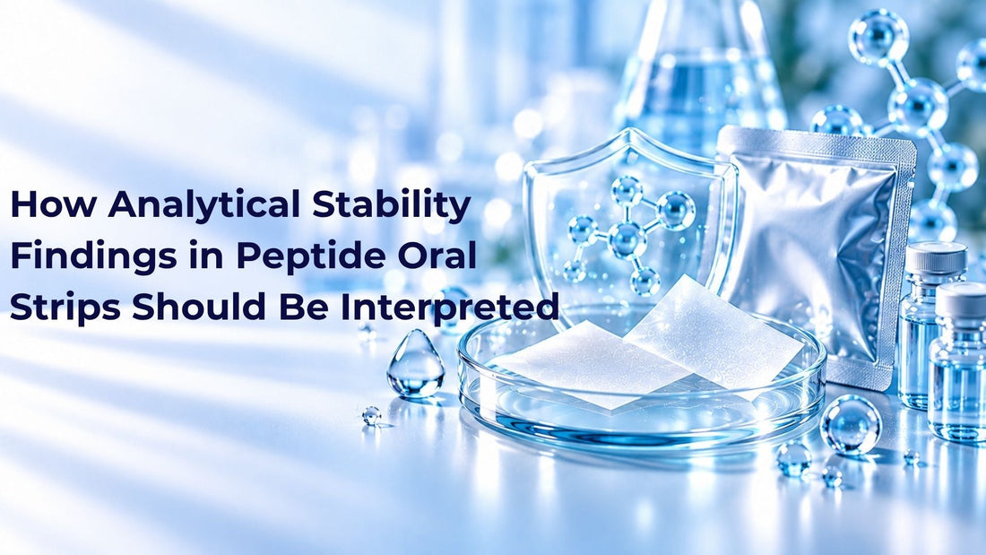 How Analytical Stability Findings in Peptide Oral Strips Should Be Interpreted