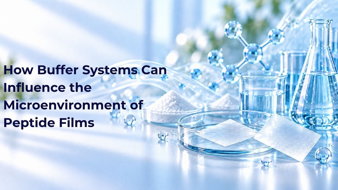 How Buffer Systems Can Influence the Microenvironment of Peptide Films