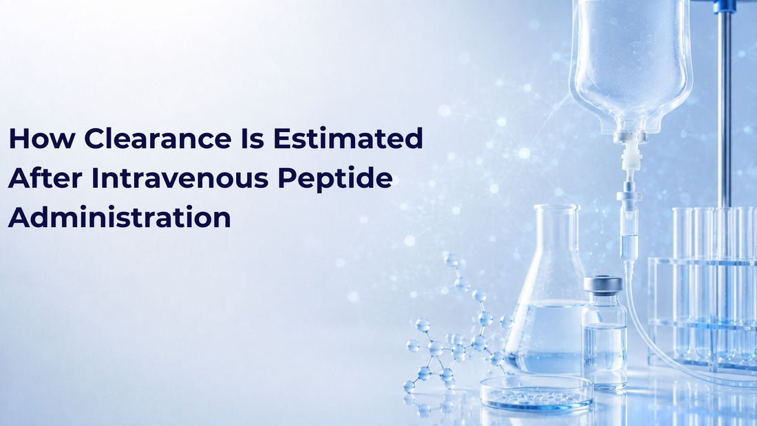 How Clearance Is Estimated After Intravenous Peptide Administration