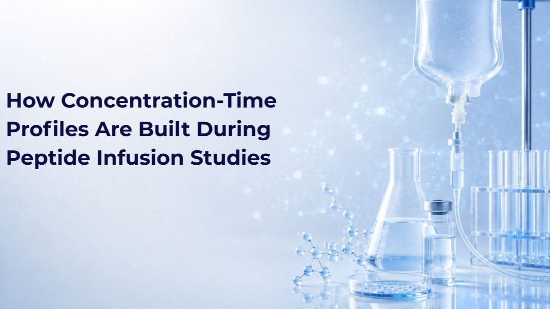 How Concentration-Time Profiles Are Built During Peptide Infusion Studies