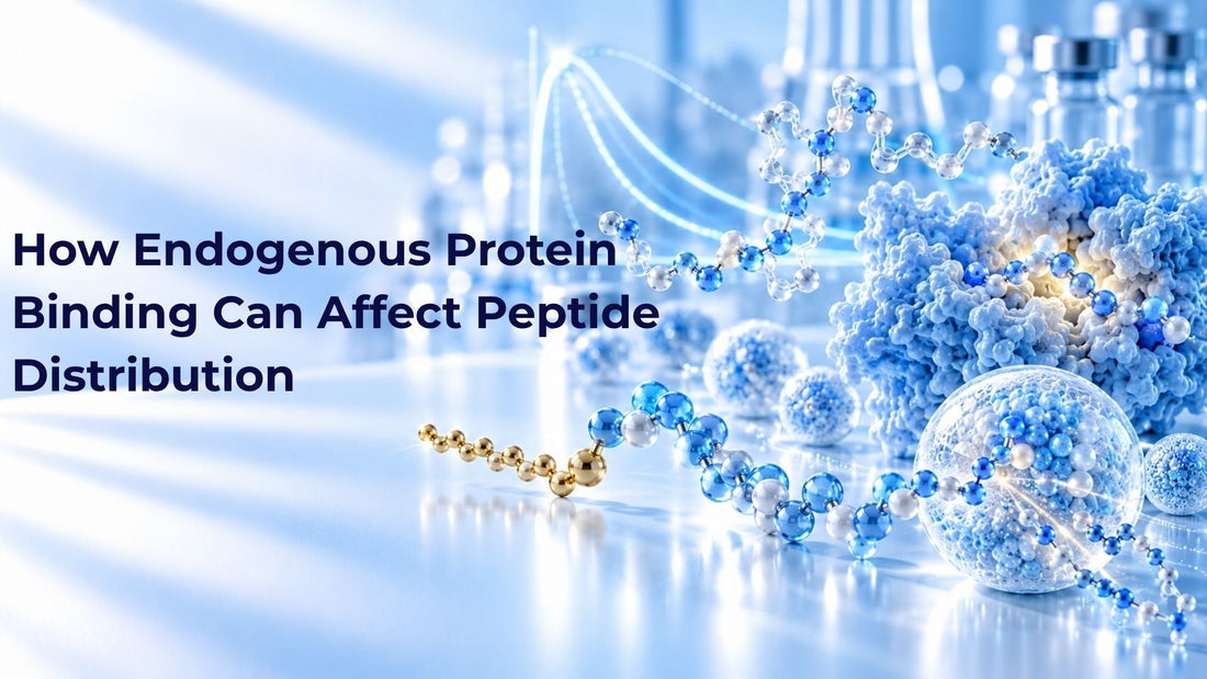 How Endogenous Protein Binding Can Affect Peptide Distribution