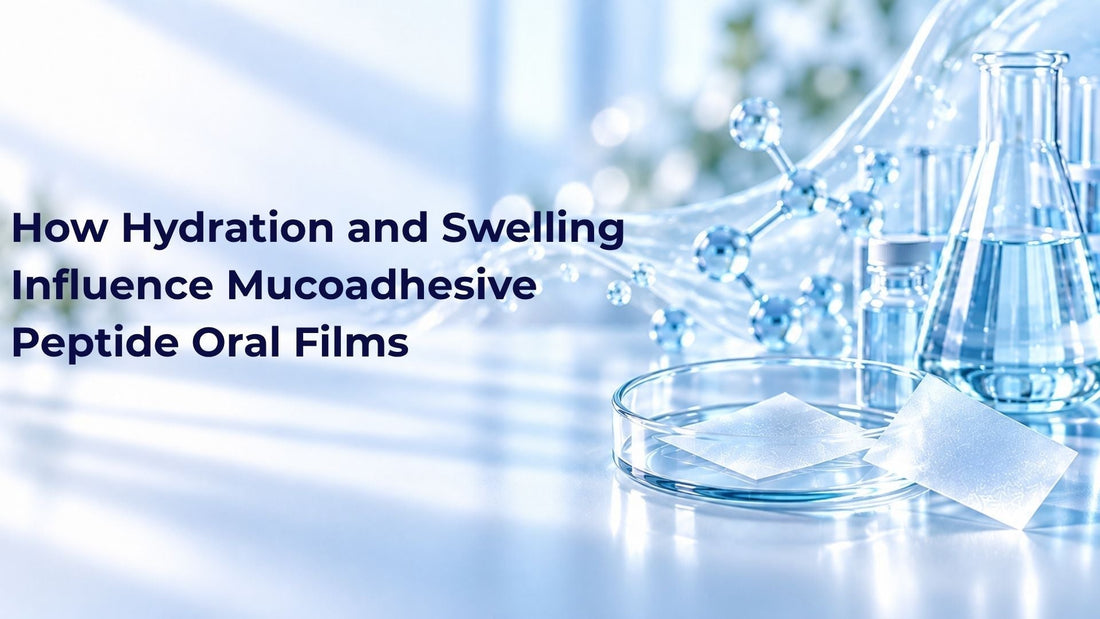 How Hydration and Swelling Influence Mucoadhesive Peptide Oral Films