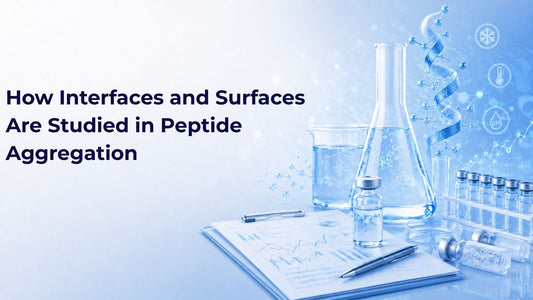 How Interfaces and Surfaces Are Studied in Peptide Aggregation