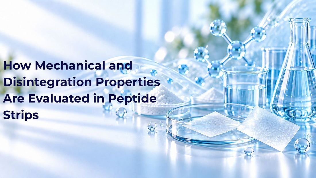 How Mechanical and Disintegration Properties Are Evaluated in Peptide Strips