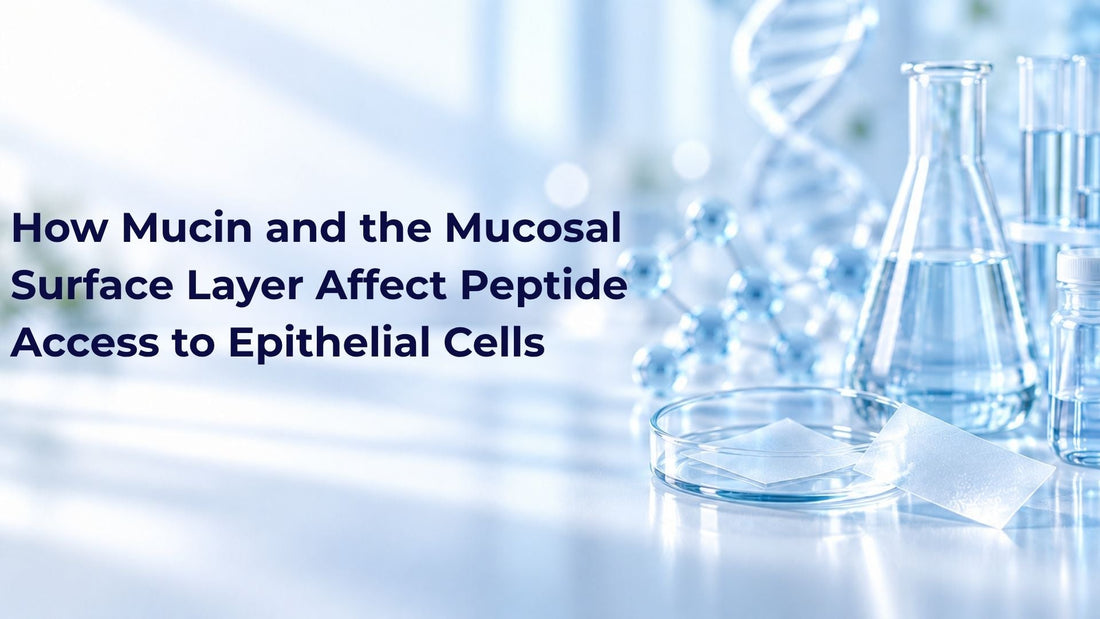 How Mucin and the Mucosal Surface Layer Affect Peptide Access to Epithelial Cells