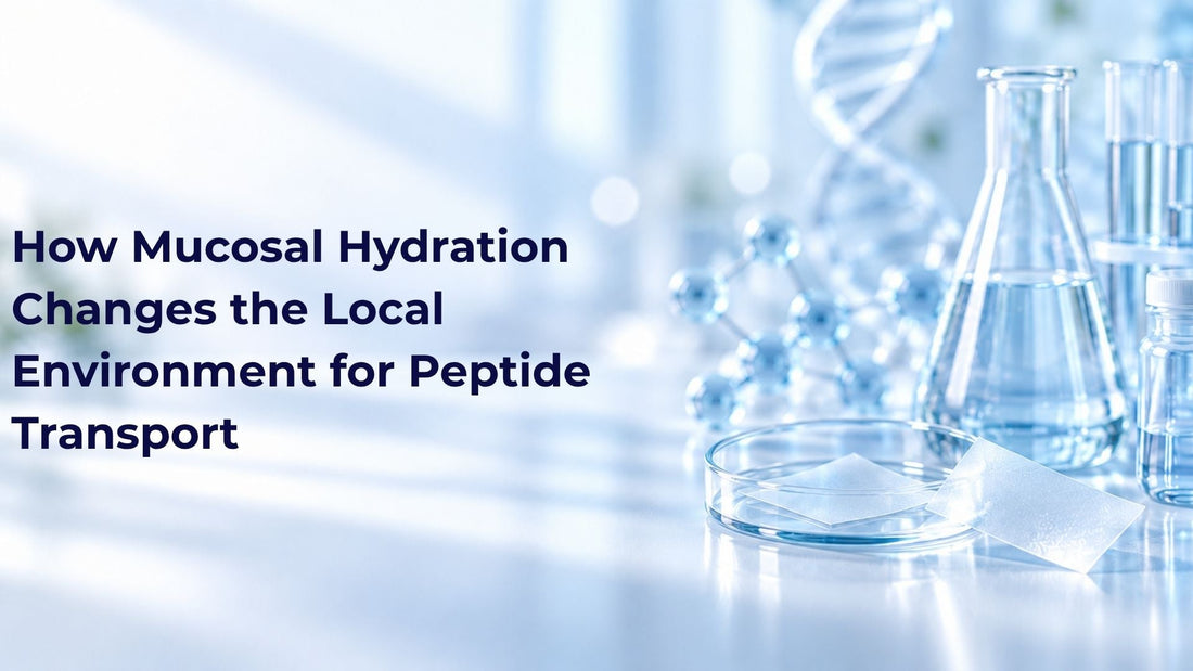 How Mucosal Hydration Changes the Local Environment for Peptide Transport