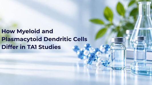 How Myeloid and Plasmacytoid Dendritic Cells Differ in TA1 Studies