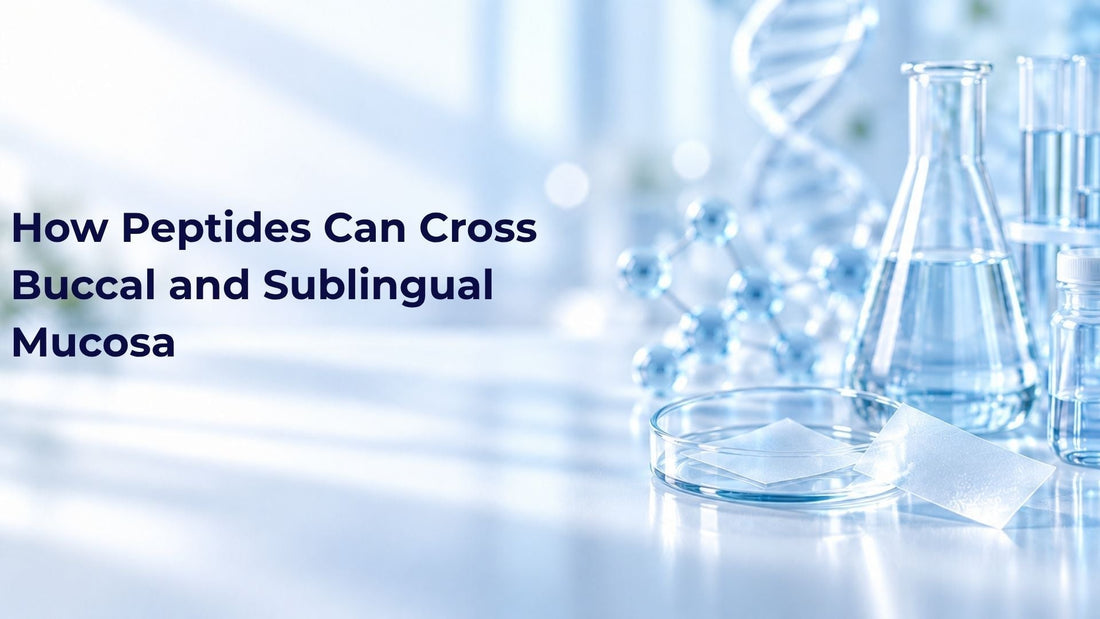How Peptides Can Cross Buccal and Sublingual Mucosa