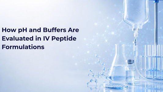 How pH and Buffers Are Evaluated in IV Peptide Formulations