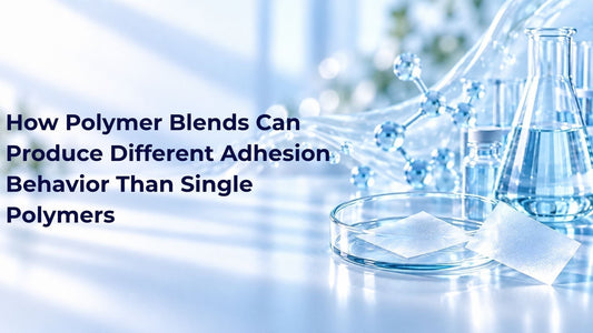 How Polymer Blends Can Produce Different Adhesion Behavior Than Single Polymers