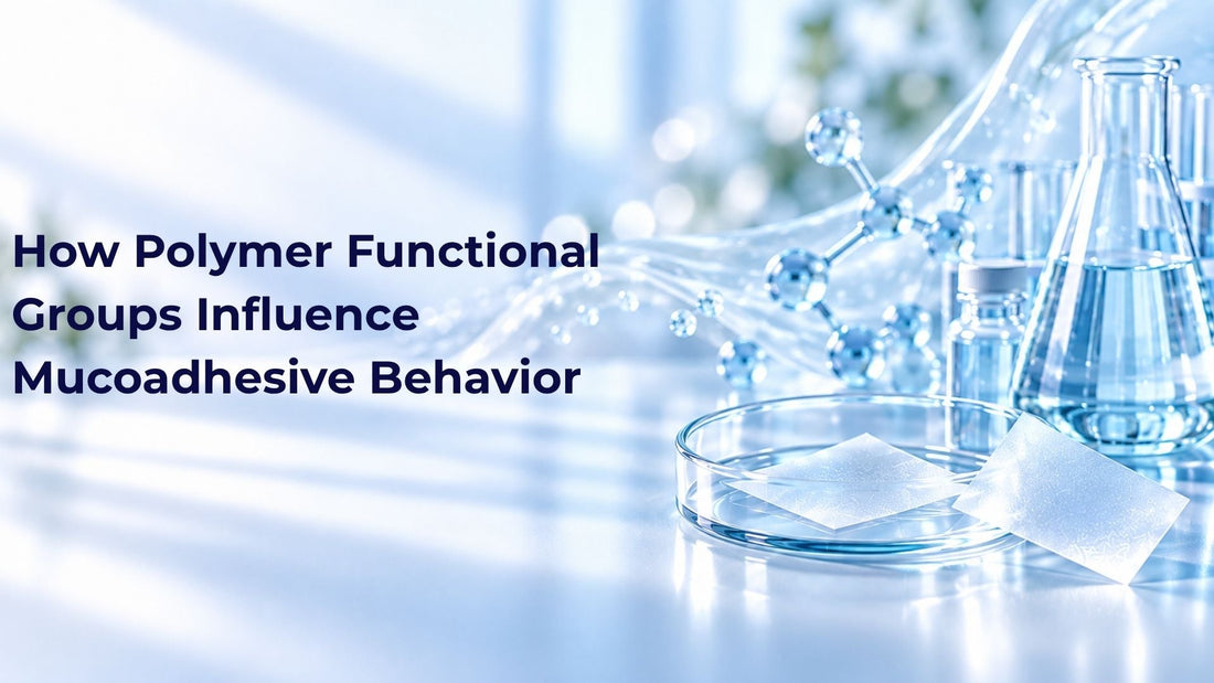 How Polymer Functional Groups Influence Mucoadhesive Behavior