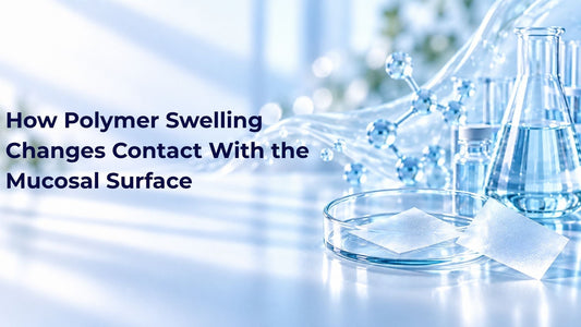 How Polymer Swelling Changes Contact With the Mucosal Surface