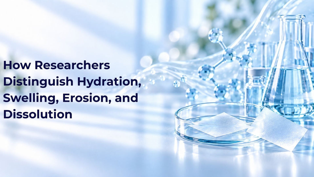 How Researchers Distinguish Hydration, Swelling, Erosion, and Dissolution