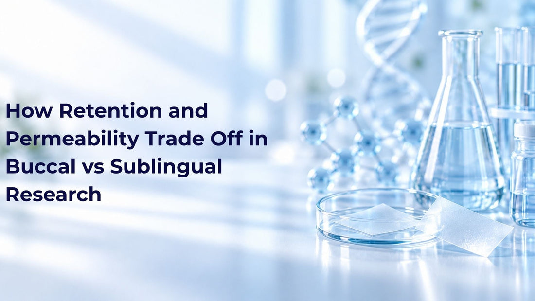 How Retention and Permeability Trade Off in Buccal vs Sublingual Research