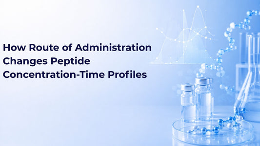 How Route of Administration Changes Peptide Concentration-Time Profiles