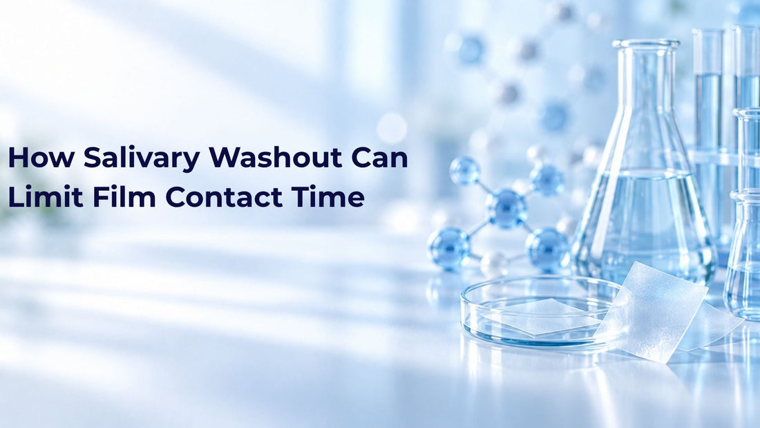 How Salivary Washout Can Limit Film Contact Time