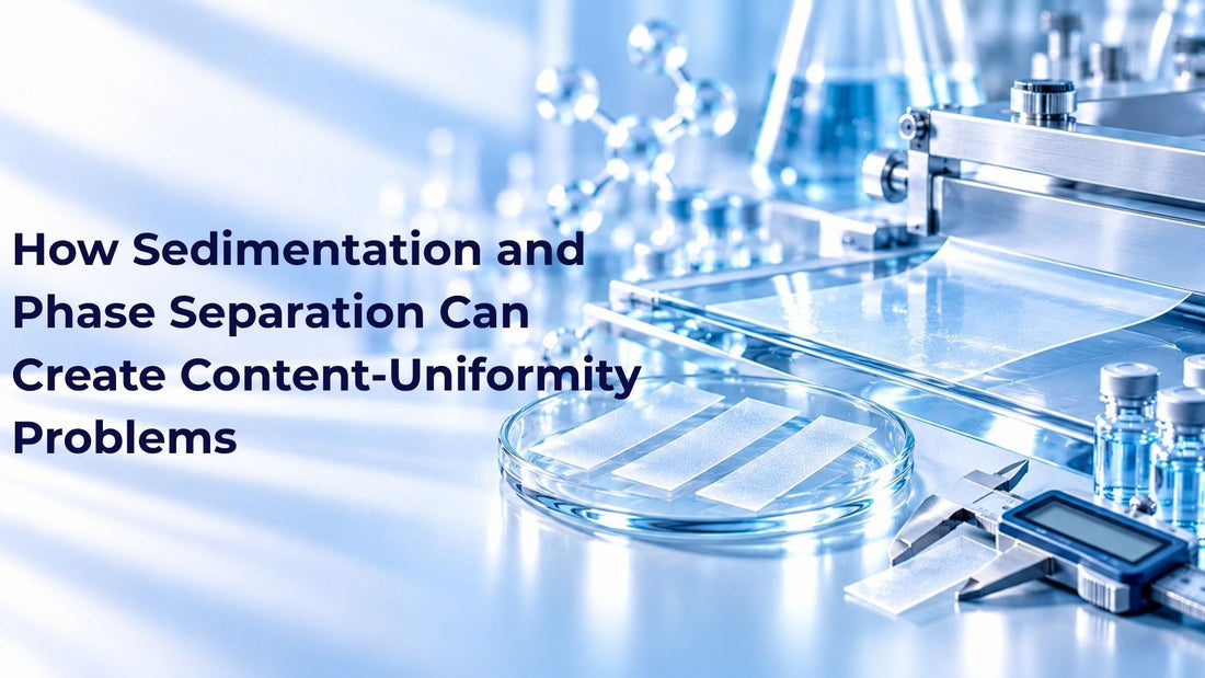 How Sedimentation and Phase Separation Can Create Content-Uniformity Problems