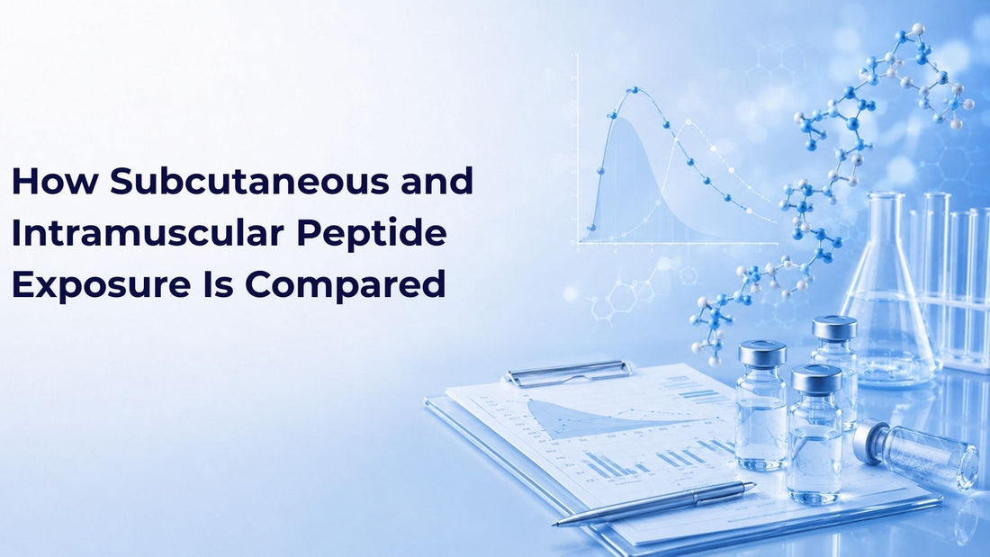How Subcutaneous and Intramuscular Peptide Exposure Is Compared