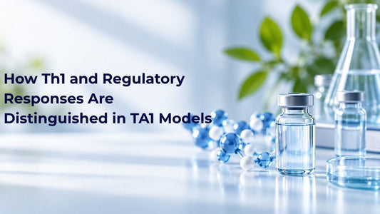How Th1 and Regulatory Responses Are Distinguished in TA1 Models