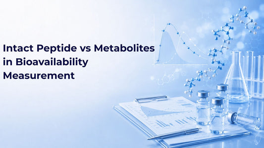 Intact Peptide vs Metabolites in Bioavailability Measurement