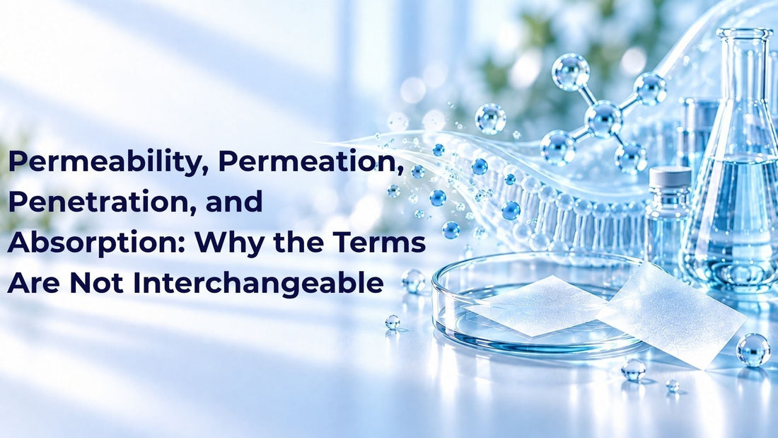 Permeability, Permeation, Penetration, and Absorption: Why the Terms Are Not Interchangeable
