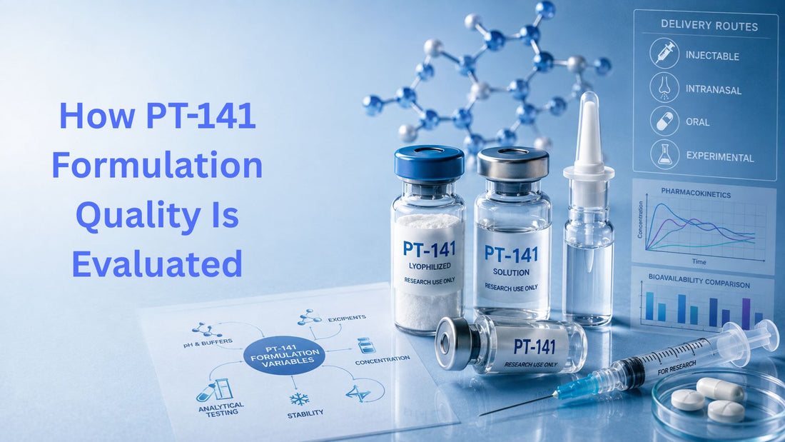 How PT-141 Formulation Quality Is Evaluated