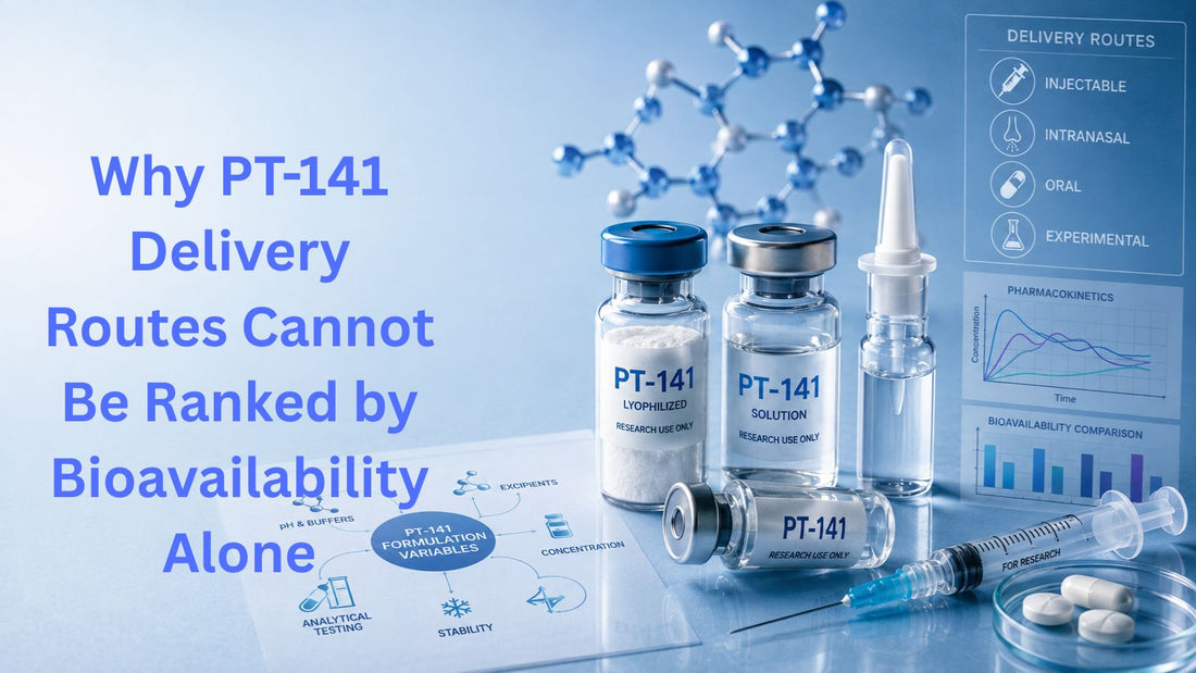Why PT-141 Delivery Routes Cannot Be Ranked by Bioavailability Alone