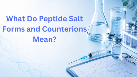 What Do Peptide Salt Forms and Counterions Mean?