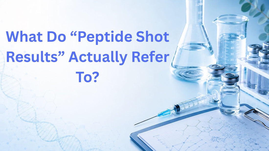 What Do “Peptide Shot Results” Actually Refer To?